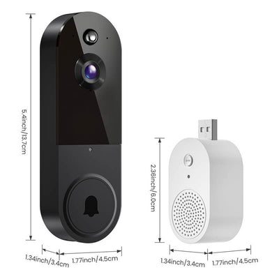 Indoor/Outdoor Surveillance Battery Powered 1080P Wireless Video Doorbell Camera