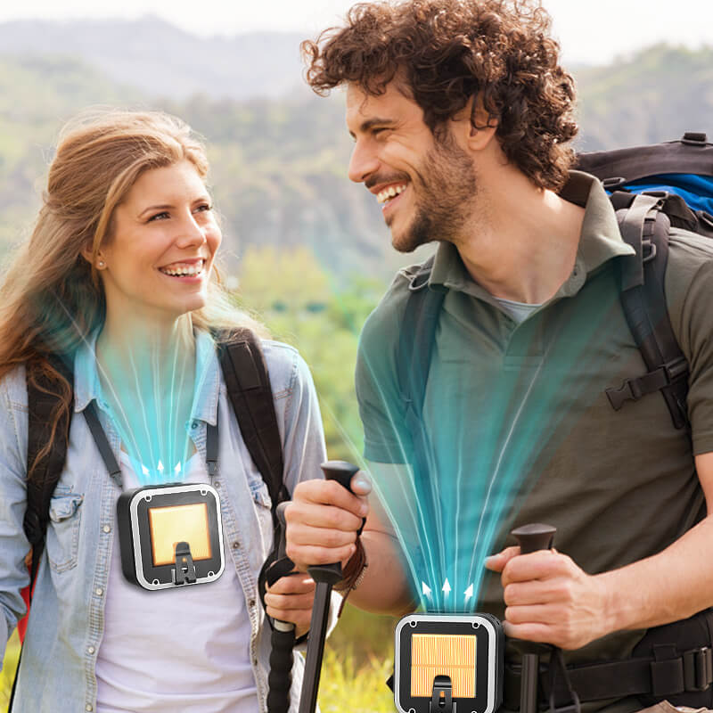 Strong Airflow Solar Waist Fan