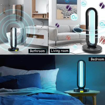 Luz desinfectante UV con ozono