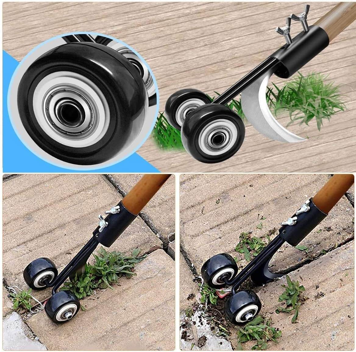 Adjustable Weed Puller with Wheels