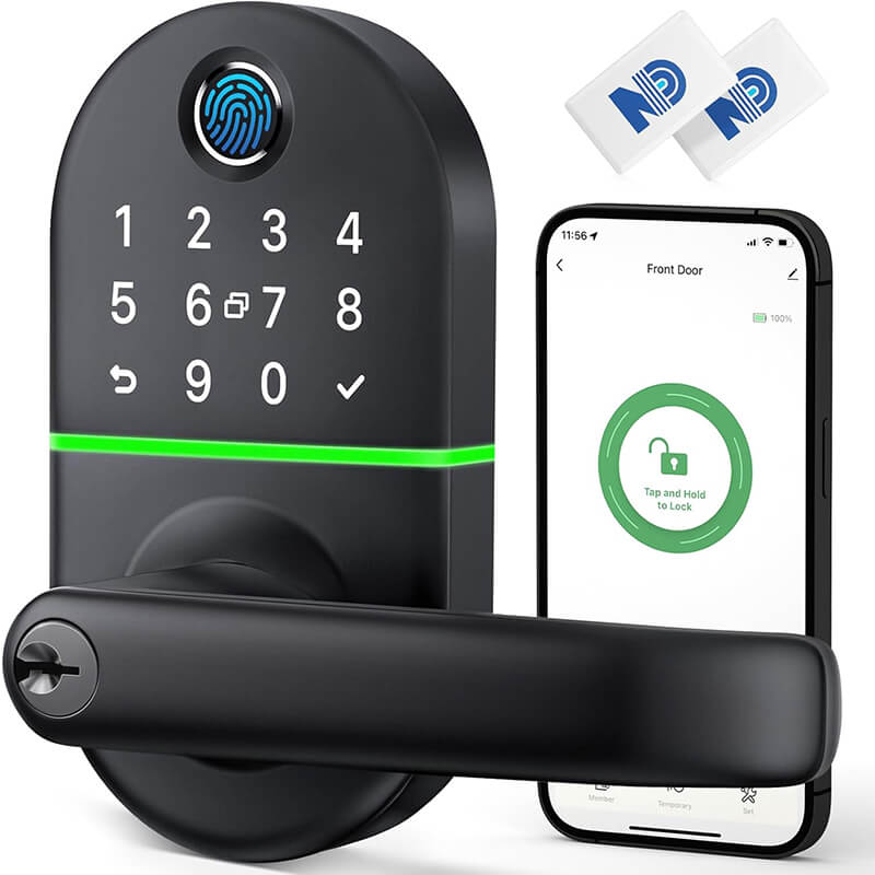 WiFi Keypad Smart Door Lock with Handle