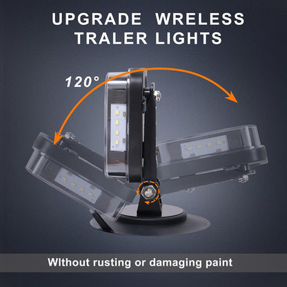 Wireless Trailer Lights 120° Rotatable