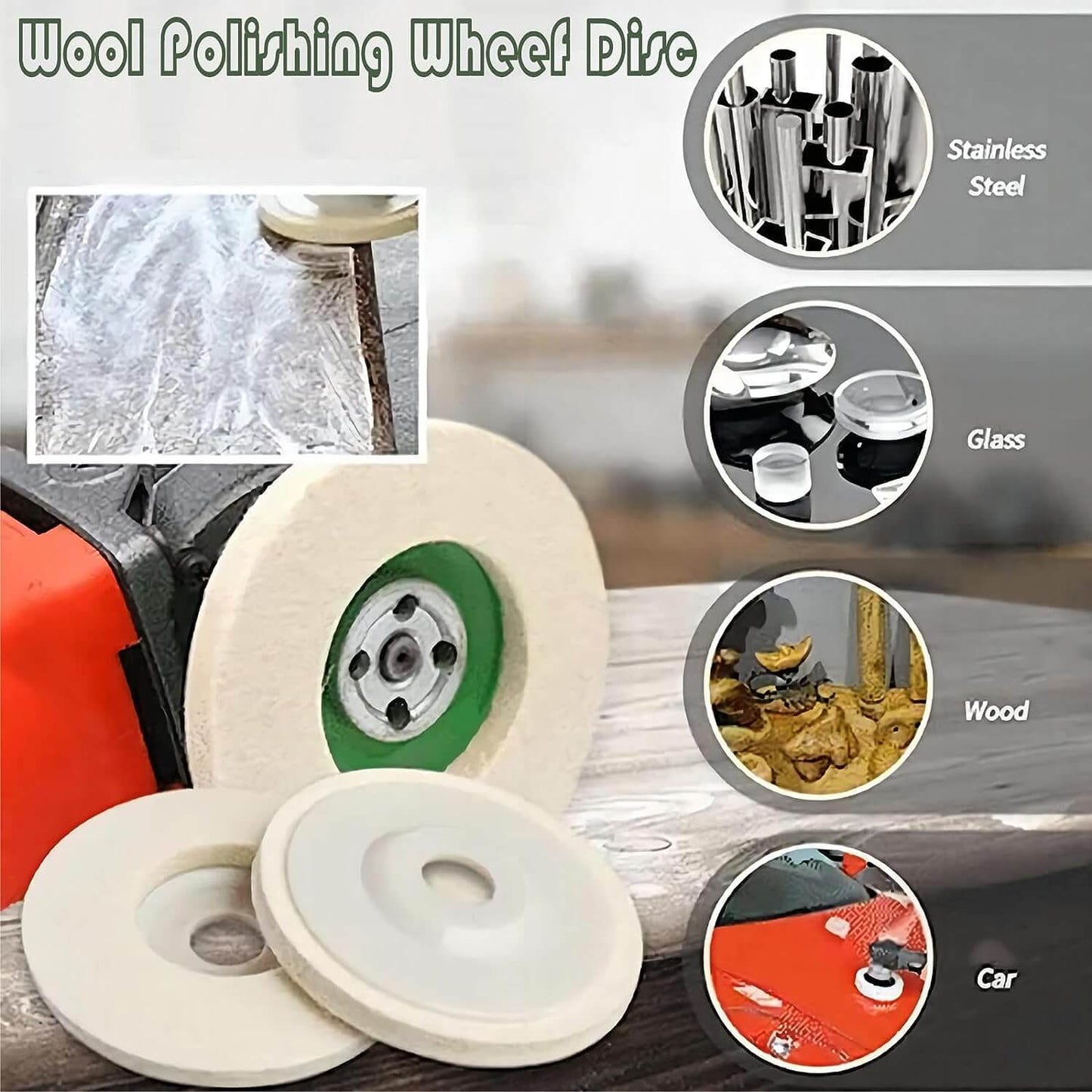 Wool Polishing Wheel Disc