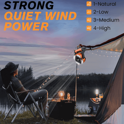 camping akku 3 in 1 Akku Camping Ventilator – itoolmax