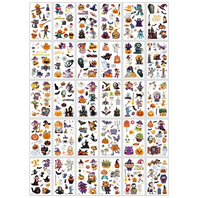 candle_stickers_tattoo_halloween_itoolmax
