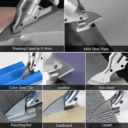 itoolmax cordless electric metal shear application