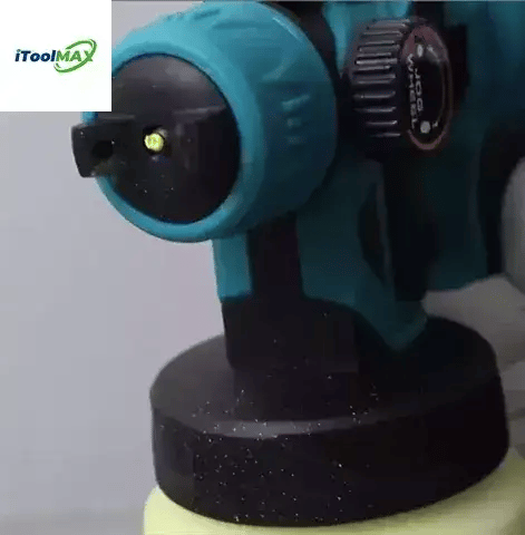El pulverizador de pintura inalámbrico iToolMax es capaz de producir un pulverizador de alta presión que se puede utilizar para cubrir grandes áreas de forma rápida y eficaz. Pulveriza uniformemente para obtener un acabado más suave y de mayor calidad que otras herramientas de pintura.