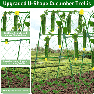 itoolmax garden cucumber trellis advantaged