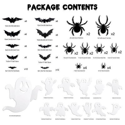 3d lighted bats halloween decor indoor itoolmax