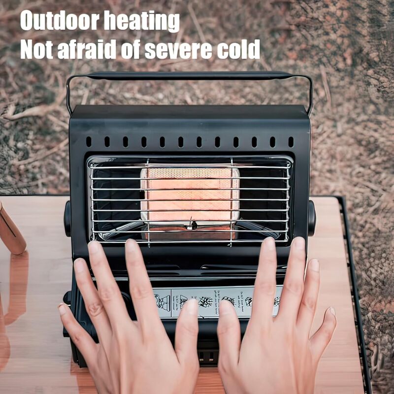 2-in-1 1300w Portable Gas Heater & Stove