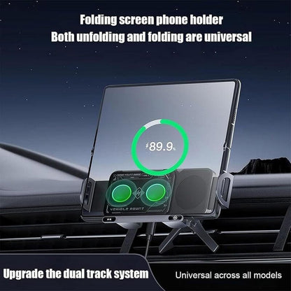 iToolMax 2 in 1 smart wireless car charger phone holder upgraded