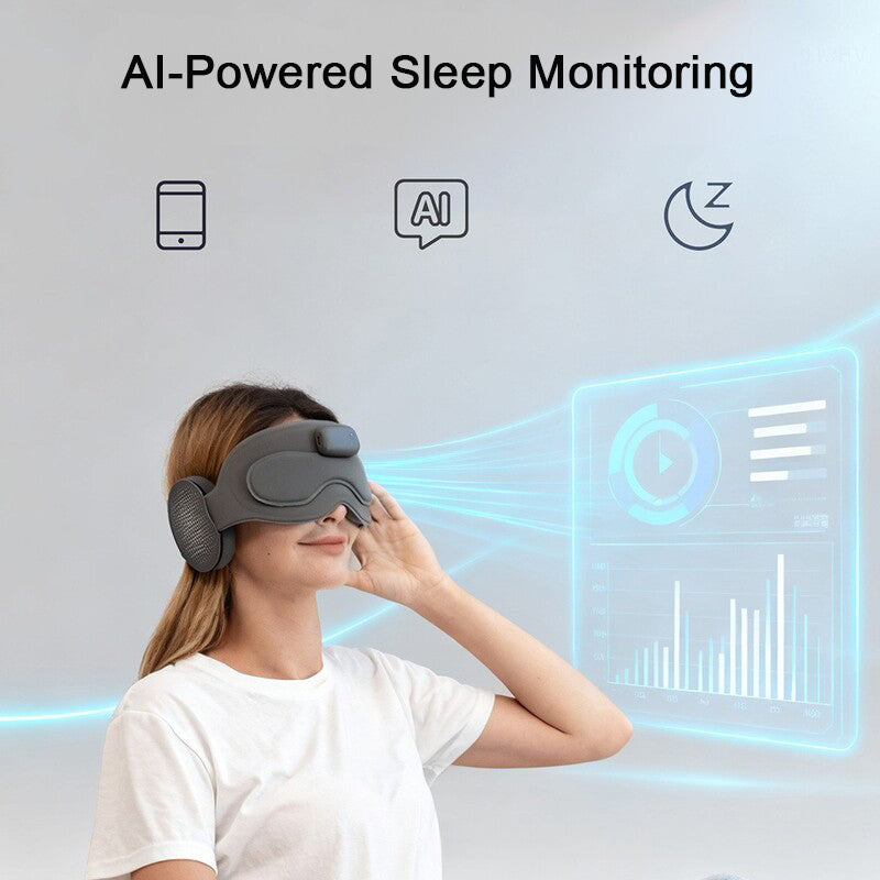 3D AI Smart Sleep Mask for Adults, Students, Frequent Travelers