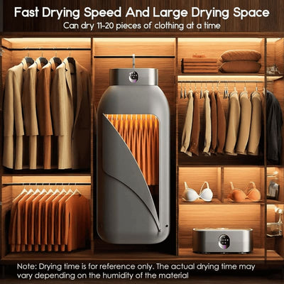 iToolMax portable cloth dryer with remote control fast