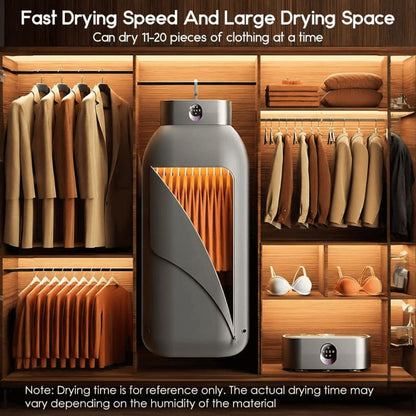 iToolMax portable cloth dryer with remote control fast