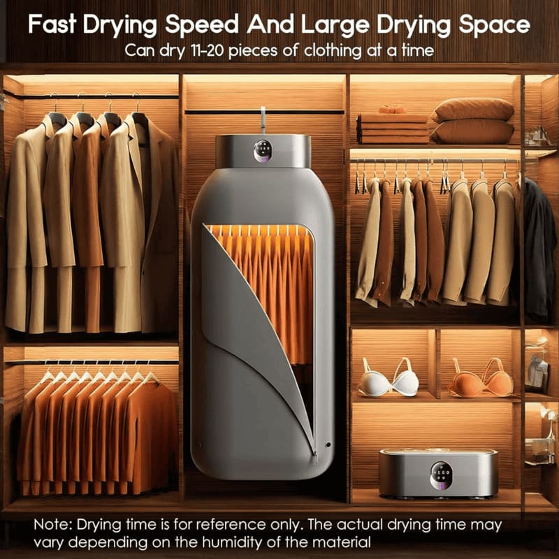 iToolMax portable cloth dryer with remote control fast