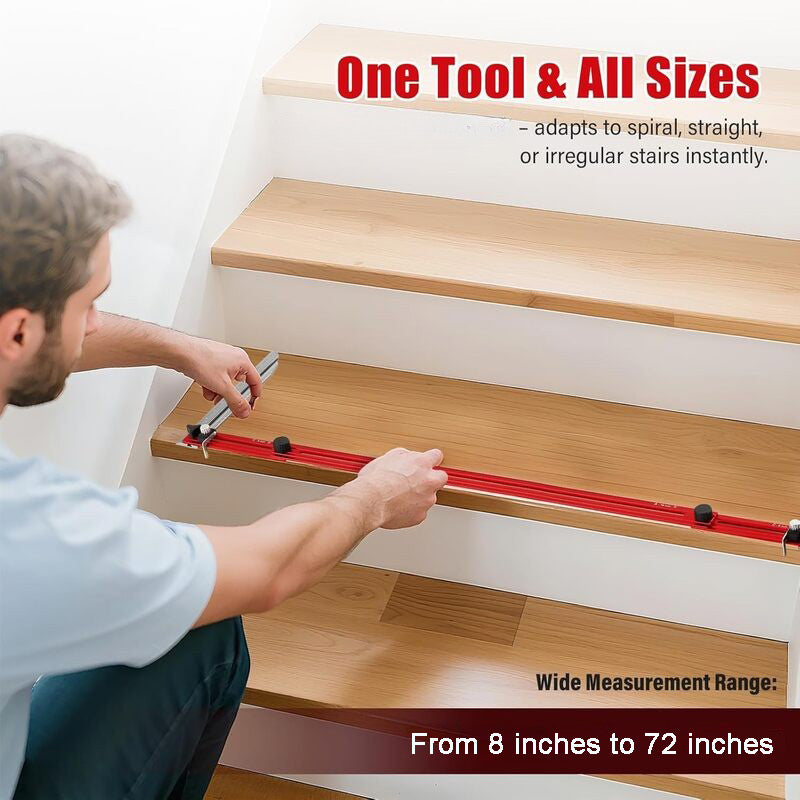 iToolMax stair tread template tool with dual scale all size