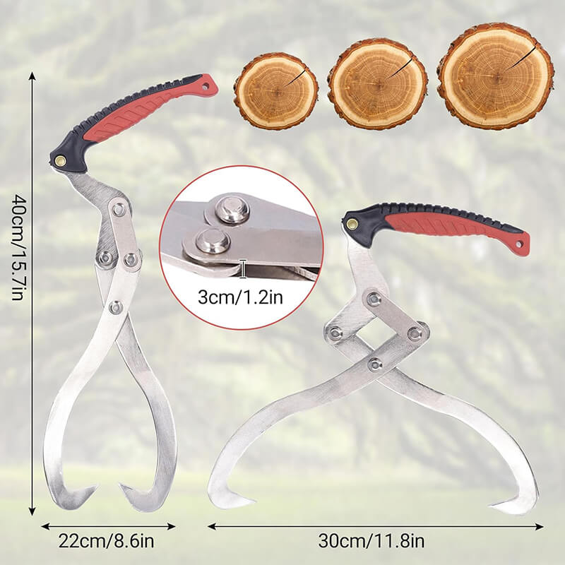 iToolMax 12 inches Log Tongs
