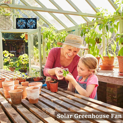 iToolMax 25W Solar Exhaust Fans