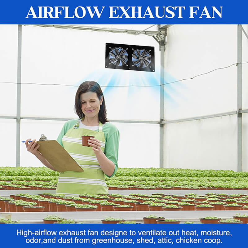 iToolMax 25W Solar Exhaust Fans
