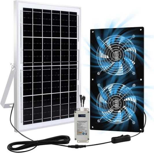 iToolMax 25W Solar Exhaust Fans