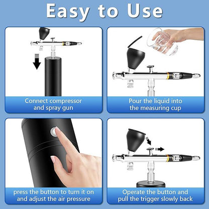 iToolMax 32PSI Compressor Airbrush Kit