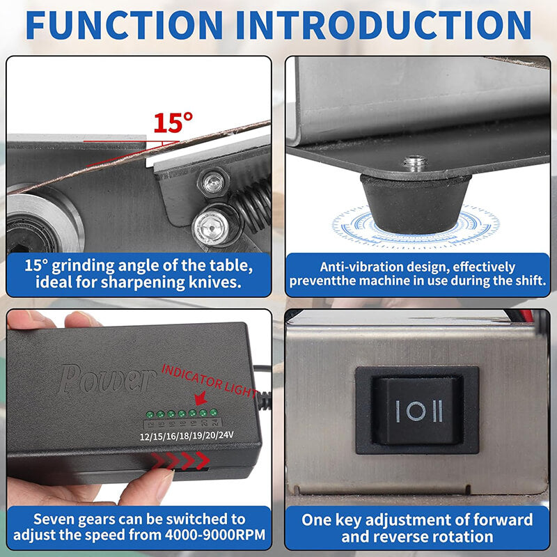 iToolMax 3 in 1 Electric Mini Belt Sander