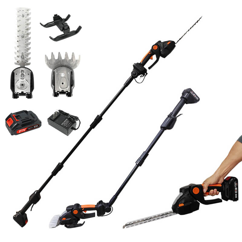 iToolMax 4 in 1 Hedge Trimmer with Extension Pole