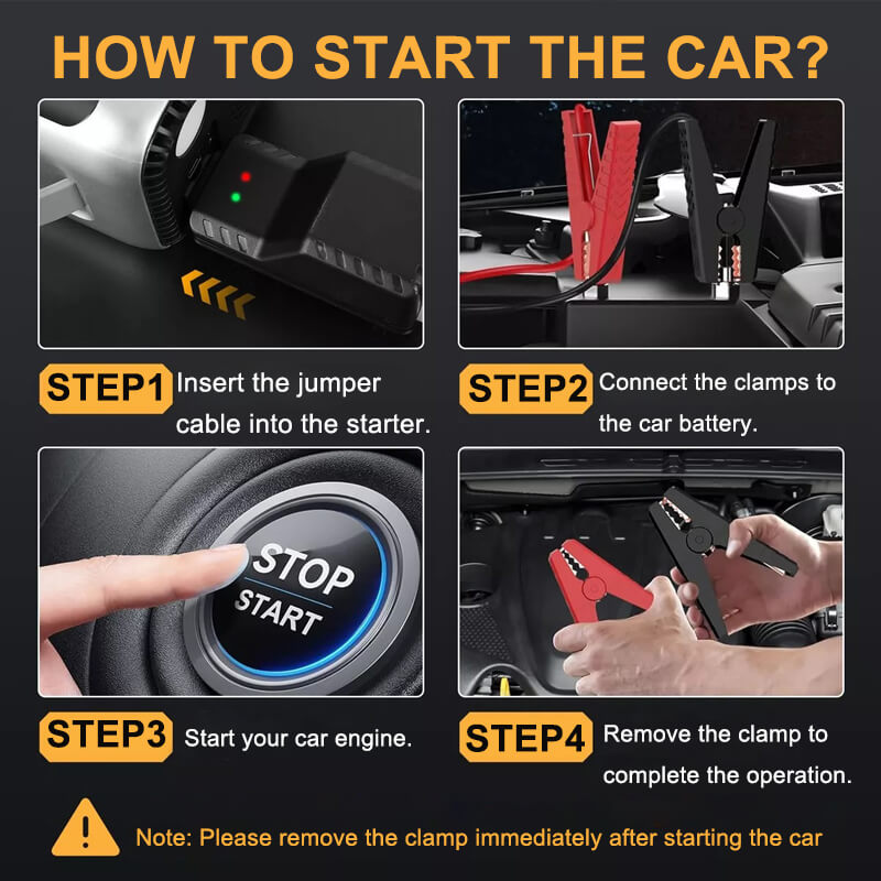 9 in 1 Car Jump Starter with Air Compressor – itoolmax