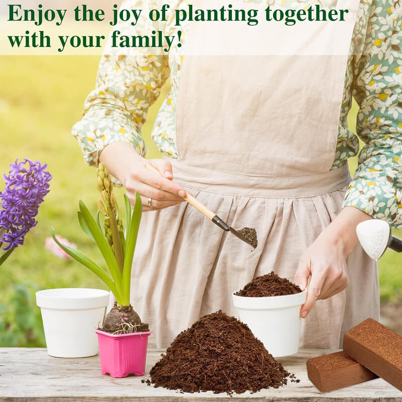 iToolMax Premium Organic Coconut Coir Bricks