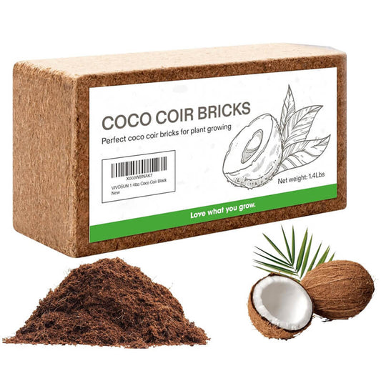 iToolMax Premium Organic Coconut Coir Bricks