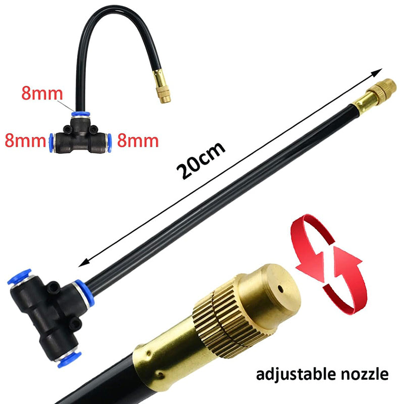 itoolmax Drip Irrigation Kit with 360° Flexible Hose