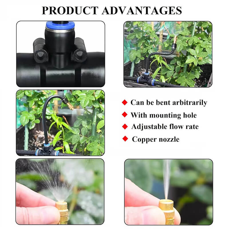 iToolMax Drip Irrigation kit with 360° Flexible Hose