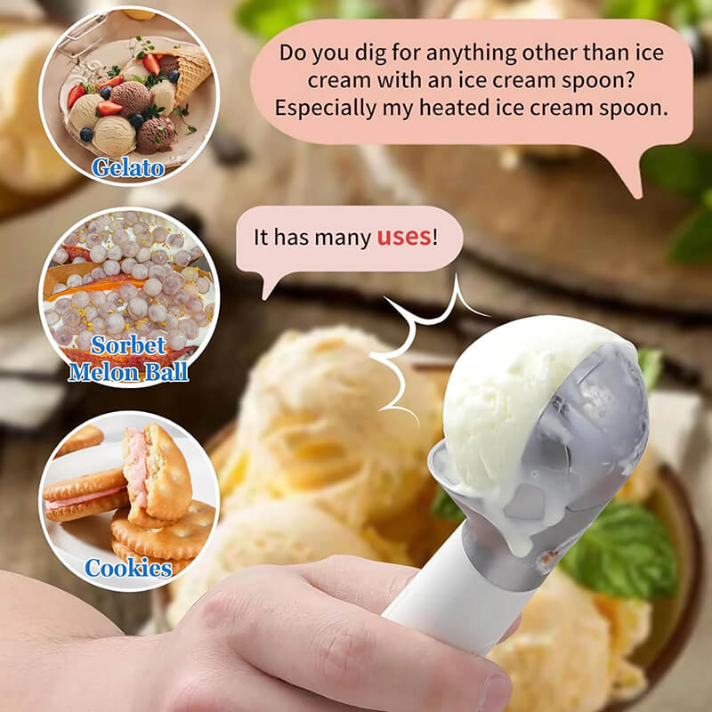 iToolMax Rechargeable Heated Ice Cream Scoop