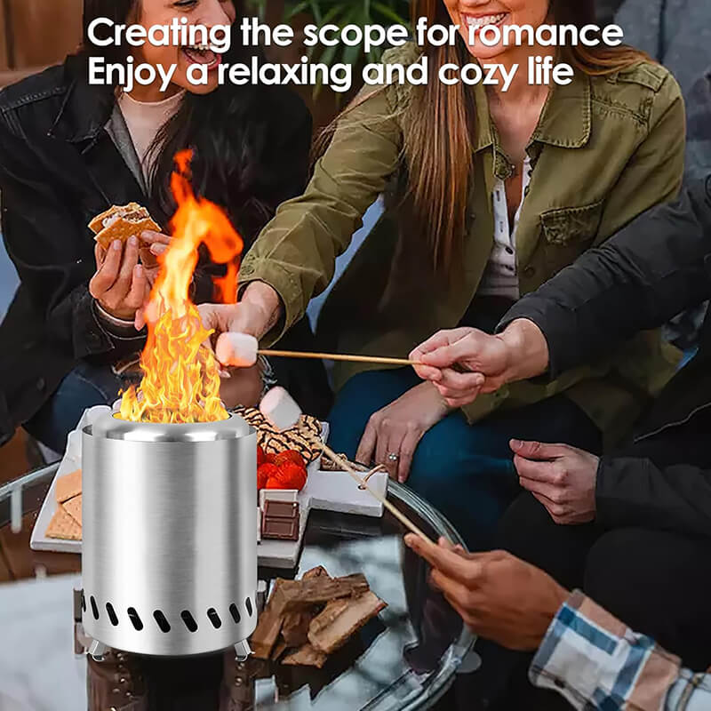 iToolMax Smokeless Portable Tabletop Fire Pit
