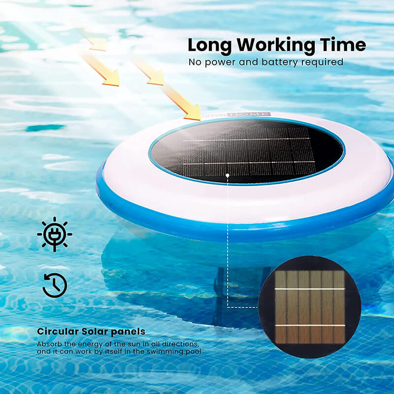 iToolMax Solar Powered Pool Ionizer with LED Light