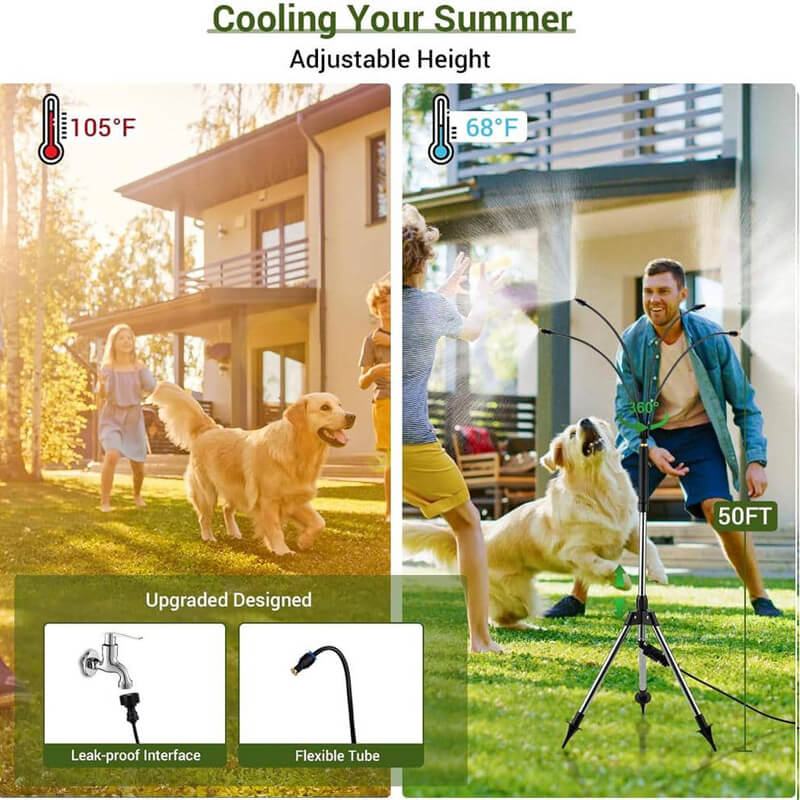 iToolMax Outdoor Standing Misters with Tripod
