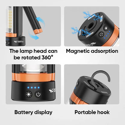 iToolMax Telescopic Camping Light with Stand