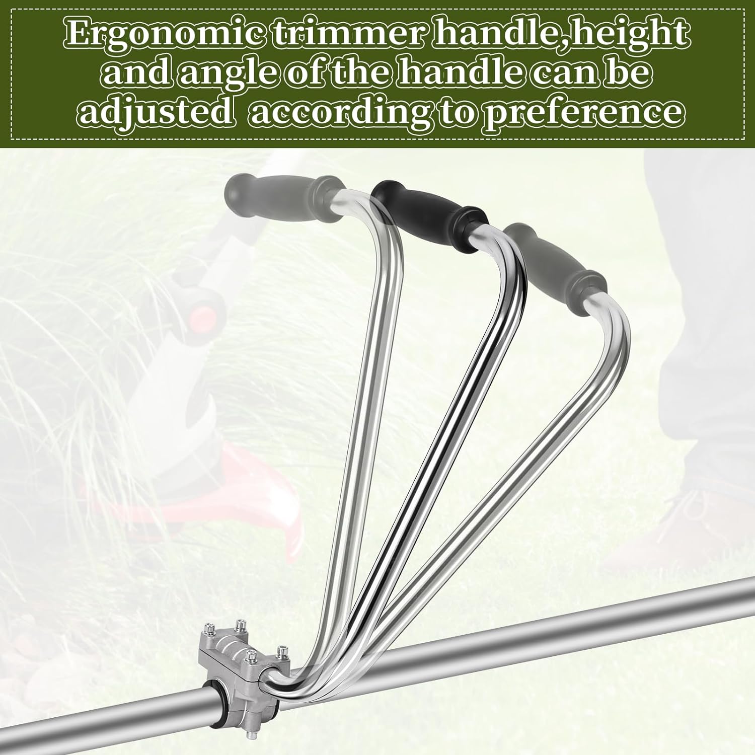 itoolmax Weed Eater Handle Adjustable Angle Height