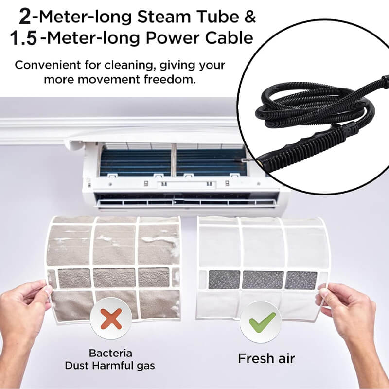 iToolMax 2500W High Pressure Steam Cleaner with Gloves