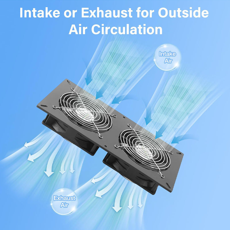 iToolMax 25W Solar Exhaust Fans