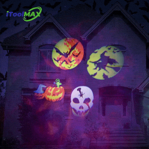 iToolMax 2 in 1 decoration projector lights illuminate your world with magic and merriment, transform any space into a dazzling effect with RGBW 10 colors background and 12 slides patterns. Whether you're hosting a party, decorating for the holidays, or simply adding ambiance to your home, it can meet your needs!