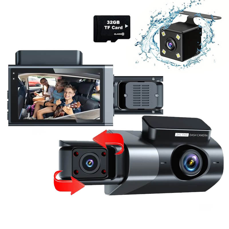 iToolMax 3 Channel Dash Cam