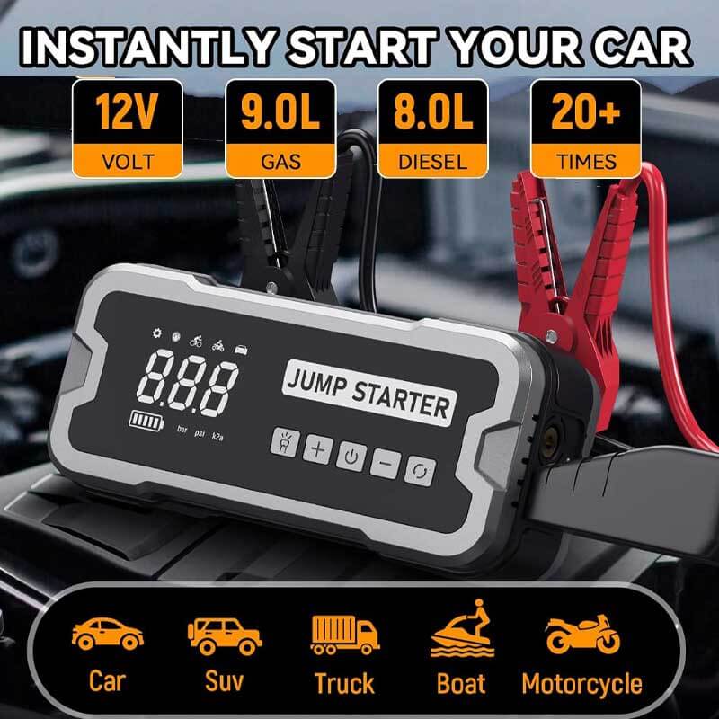 iToolMax 4 in 1 Portable Jump Starter with Air Pump Pro