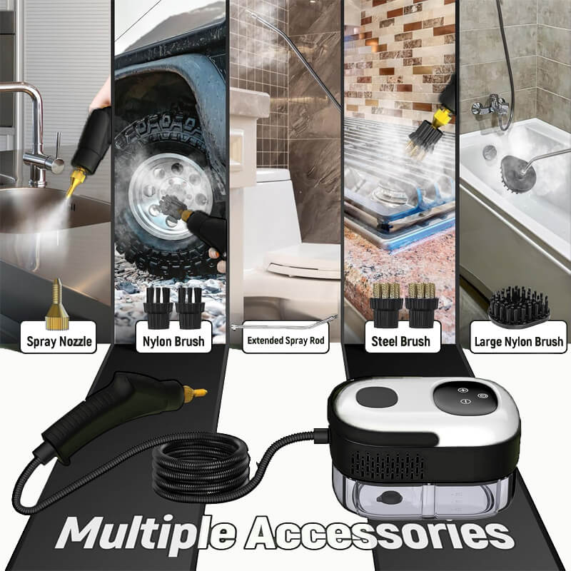 iToolMax 2500W High Pressure Steam Cleaner with Gloves