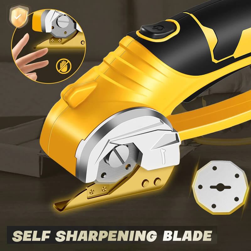 Equipped with an automatic sharpening system, which can always keep the edge of the octagonal blade sharp and never get stuck, so that every cut you make is extremely smooth. Just keep the area around the blade guard clean to maintain its sharpness.