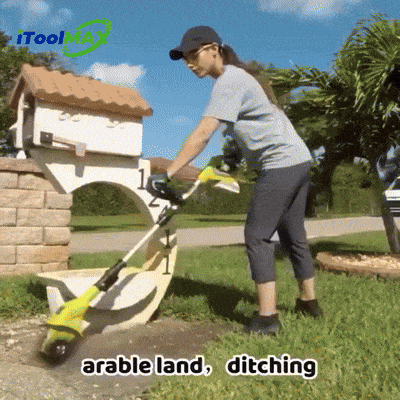 Say goodbye to tangled tiller wires and enjoy gardening freedom with the iToolMax cordless tiller! Perfect for plowing, turning, weeding and bed preparation for small gardens, backyards, and tight spaces, making your gardening tasks more efficient and convenient, ideal for both beginners and seasoned gardeners.