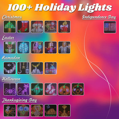 iToolMax DIY Smart LED Curtain Sync Lights