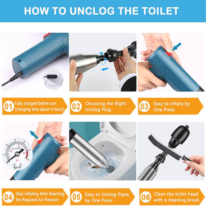 iToolMax Electric Toilet Plunger
