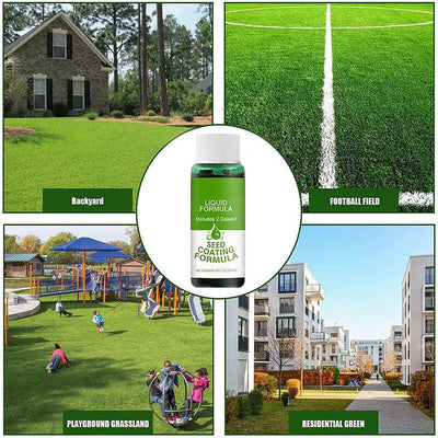 Stays lawn green for weeks and months! The seed spray will let you have a green lawn and become the enviable house of your neighbors soon after!