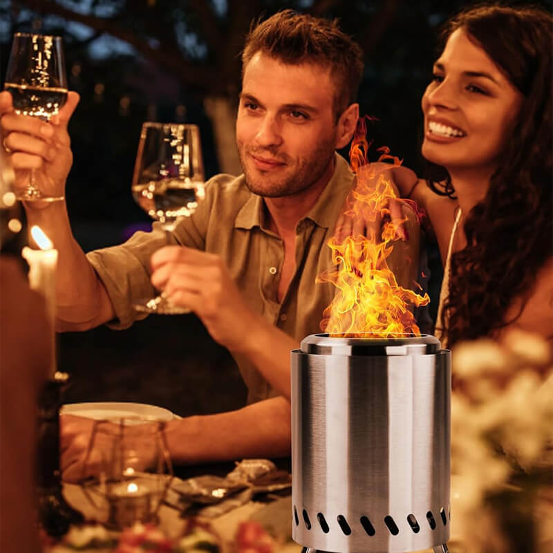 iToolMax Smokeless Portable Tabletop Fire Pit